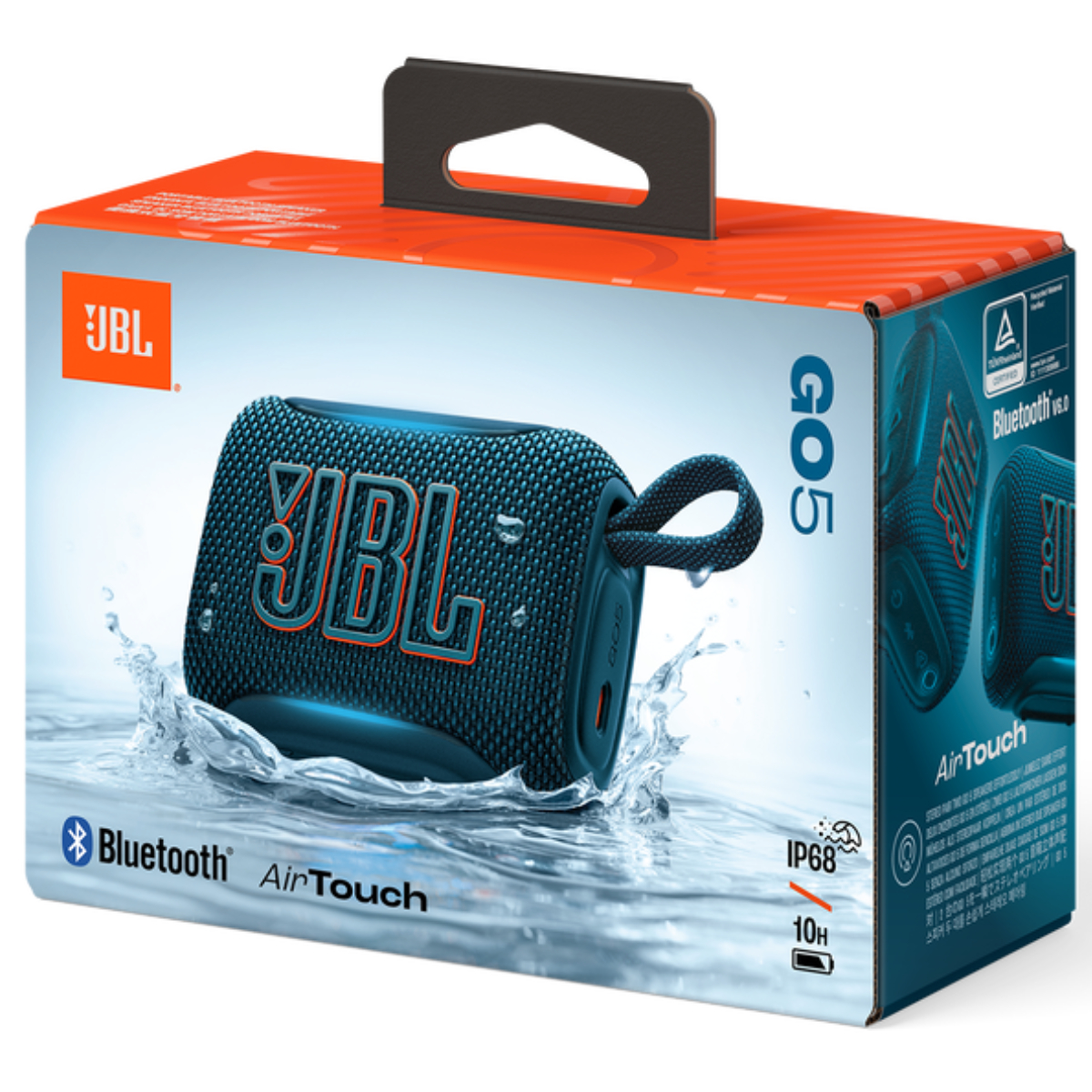 JBL JBLGO5BLU Go 5 Φορητό Αδιάβροχο Ηχείο, Μπλε product image  | image 8