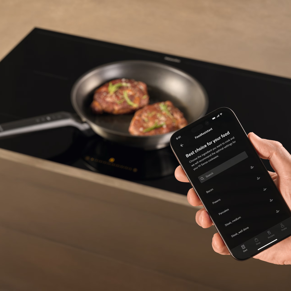 MIELE KMBP 8528 M Sense Αντικολλητικό Τηγάνι, 28 cm product image  | image 6