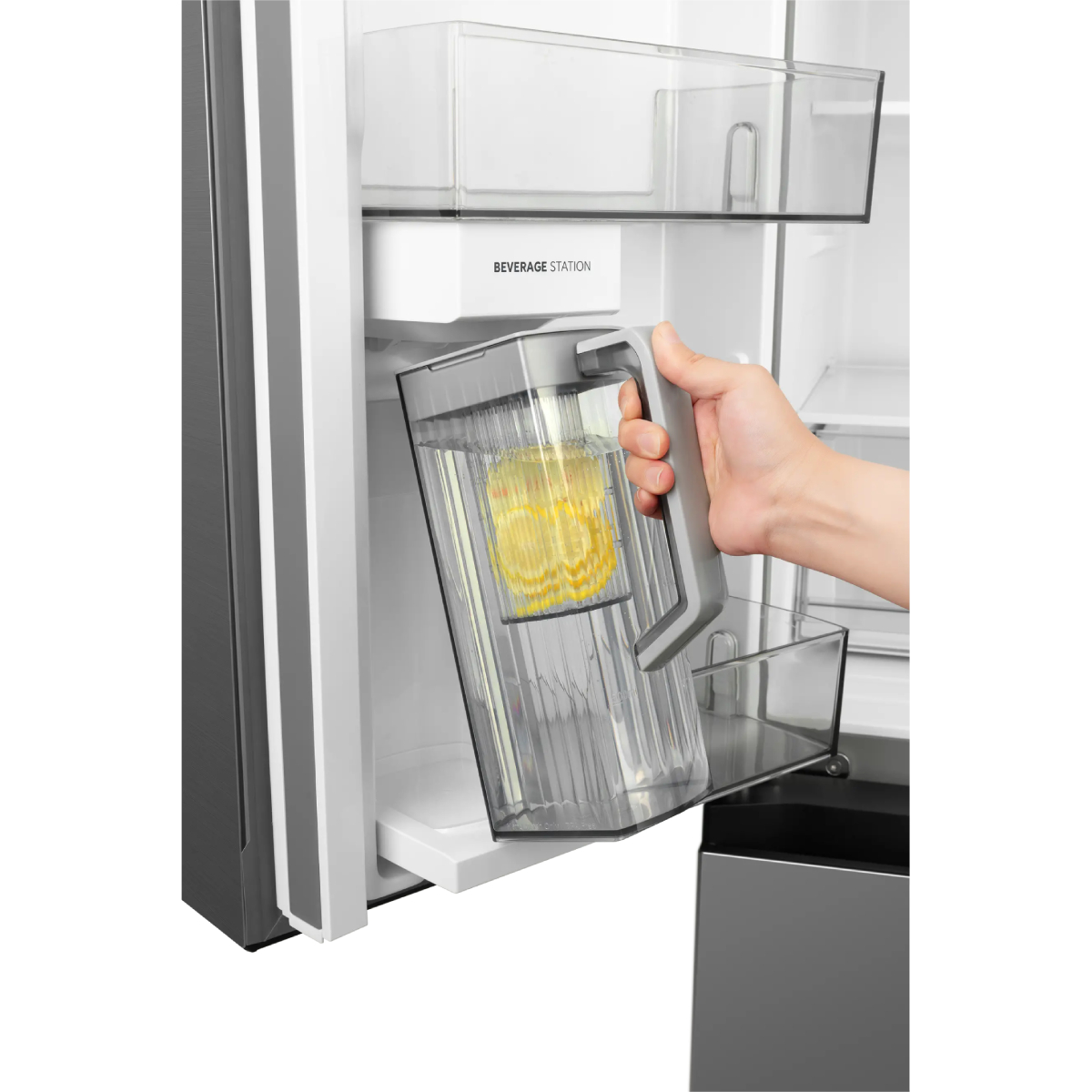 MIDEA MDRM923CIE46M Ψυγείο Τετράπορτο 706 Lt, Inox product image  | image 12