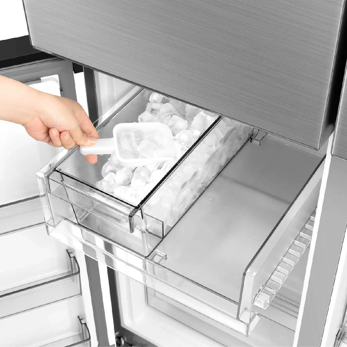 MIDEA MDRM923CIE46M Ψυγείο Τετράπορτο 706 Lt, Inox product image  | image 6