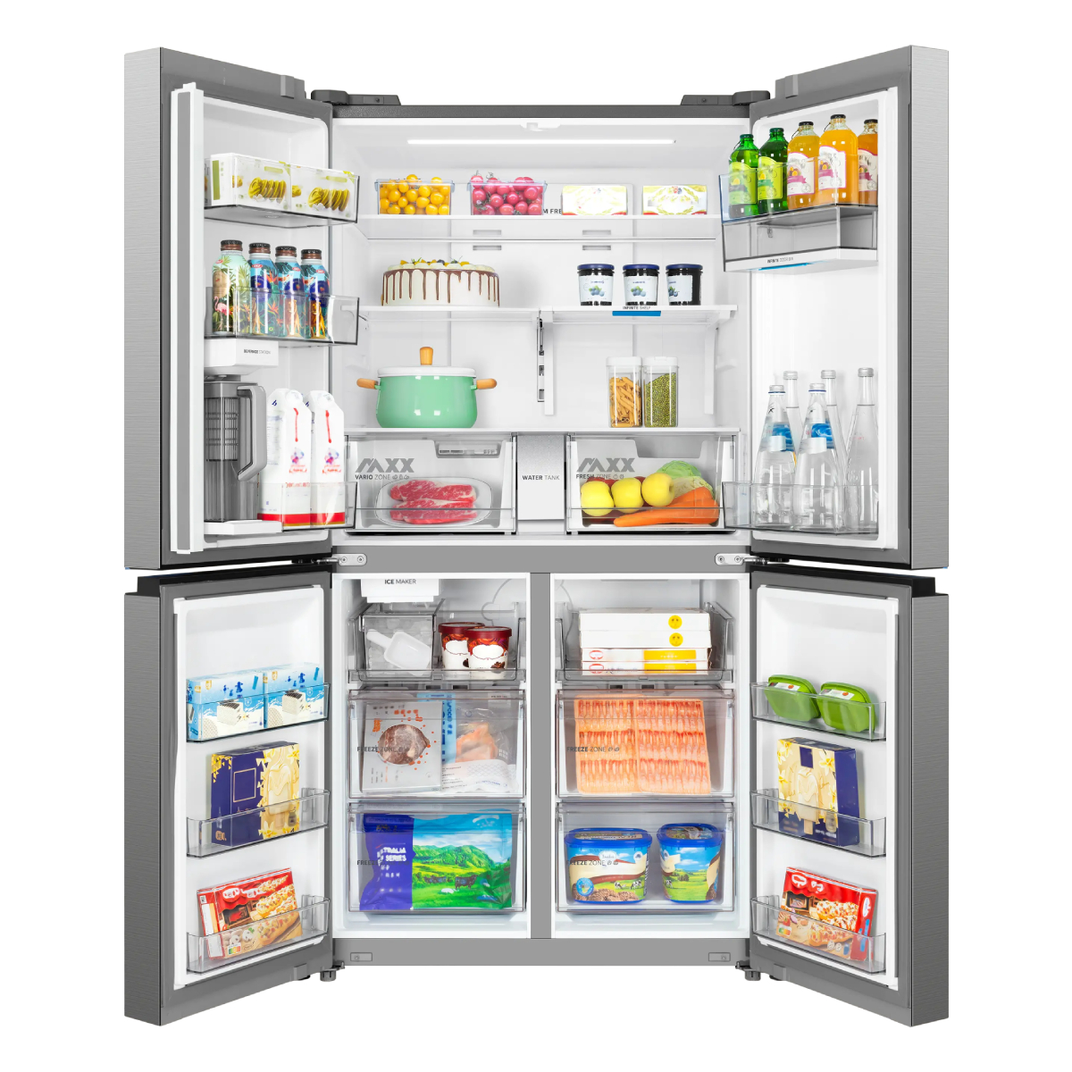 MIDEA MDRM923CIE46M Ψυγείο Τετράπορτο 706 Lt, Inox product image  | image 5
