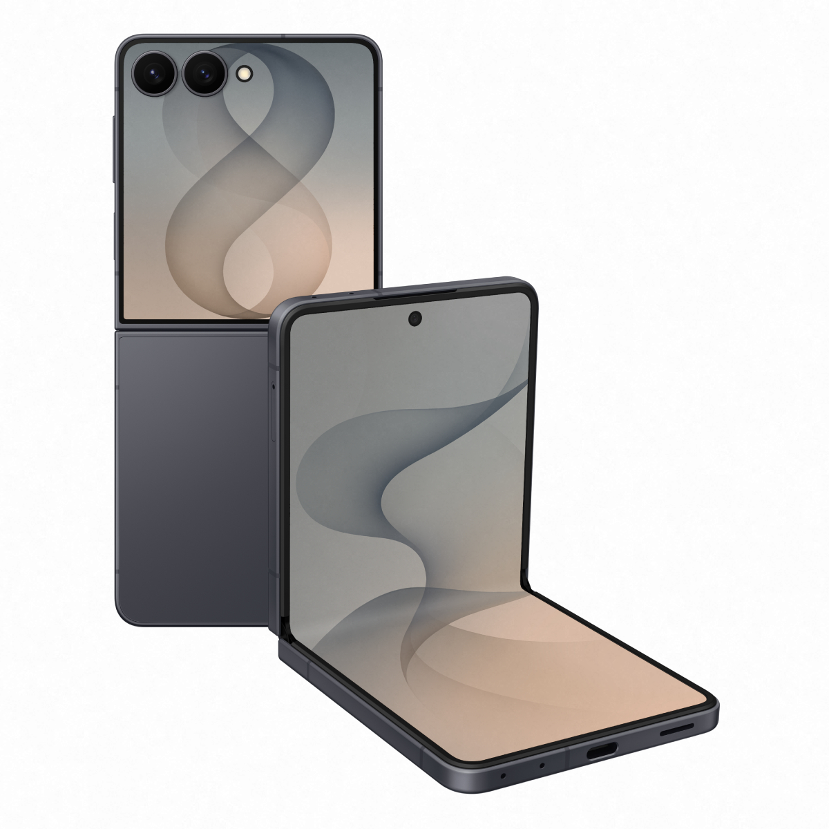 SAMSUNG Galaxy Z Flip8 12GB/512GB Smartphone, Graphite product image  | image 1
