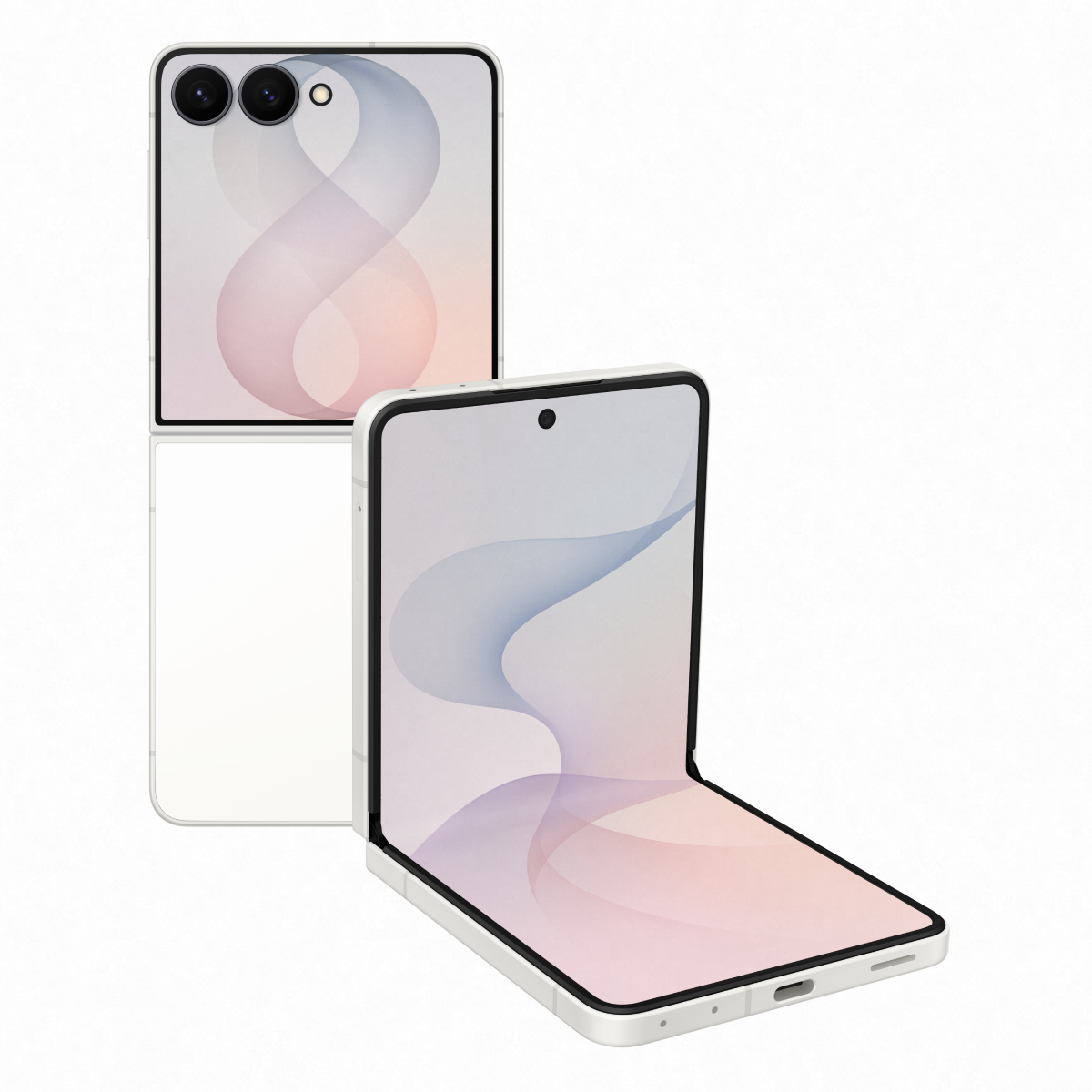 SAMSUNG Galaxy Z Flip8 12GB/512GB Smartphone, Cream product image  | image 1