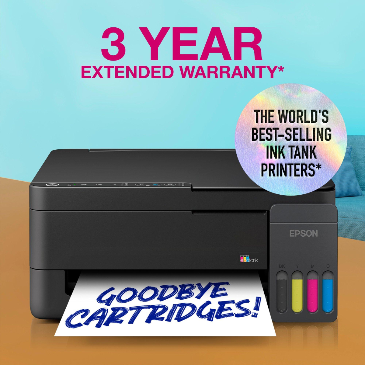 EPSON EcoTank L3350 Α4 Πολυμηχάνημα Wi-Fi με Δοχεία Μελανιού, Μαύρο product image  | image 9