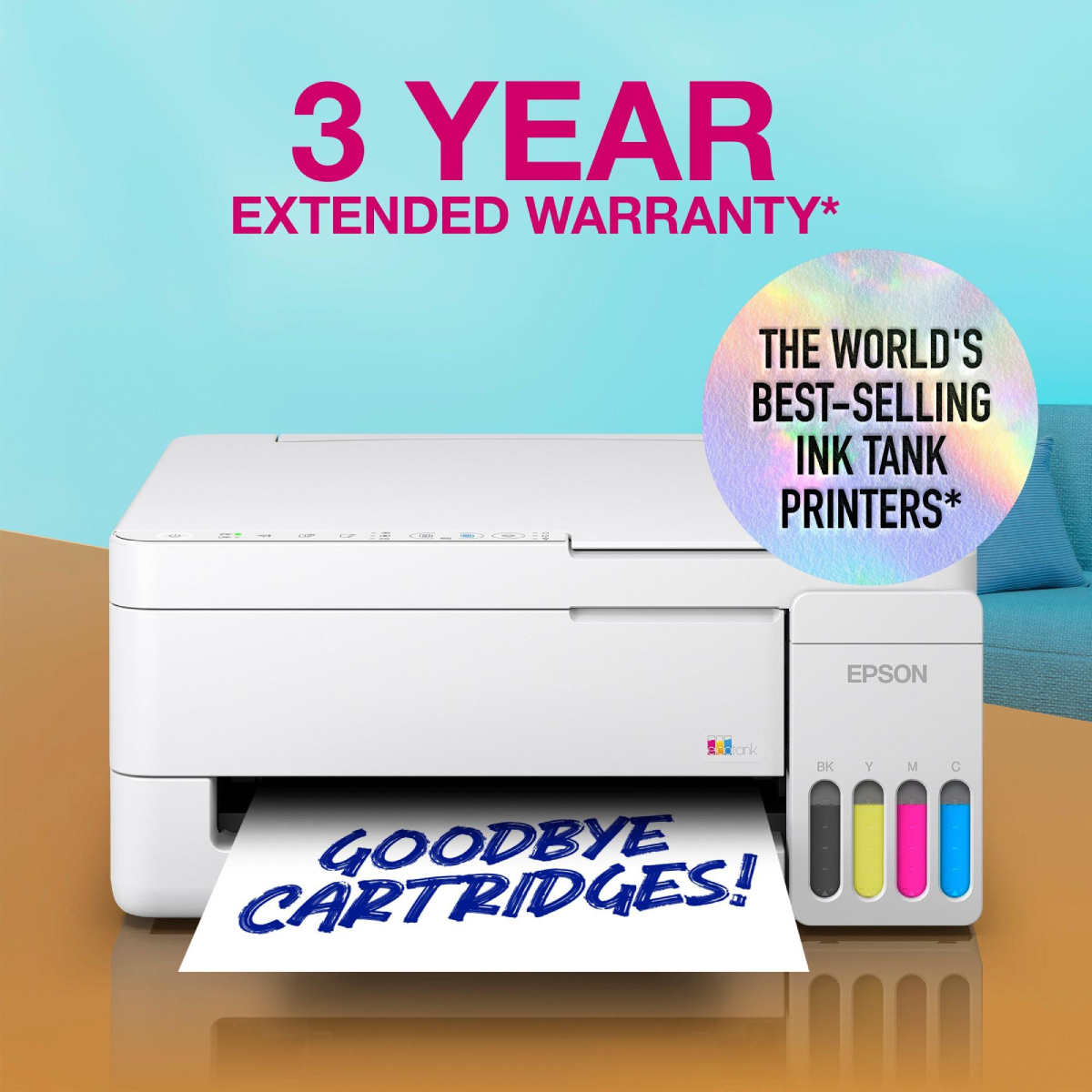 EPSON EcoTank L3356 Α4 Πολυμηχάνημα Wi-Fi με Δοχεία Μελανιού, Άσπρο product image  | image 4