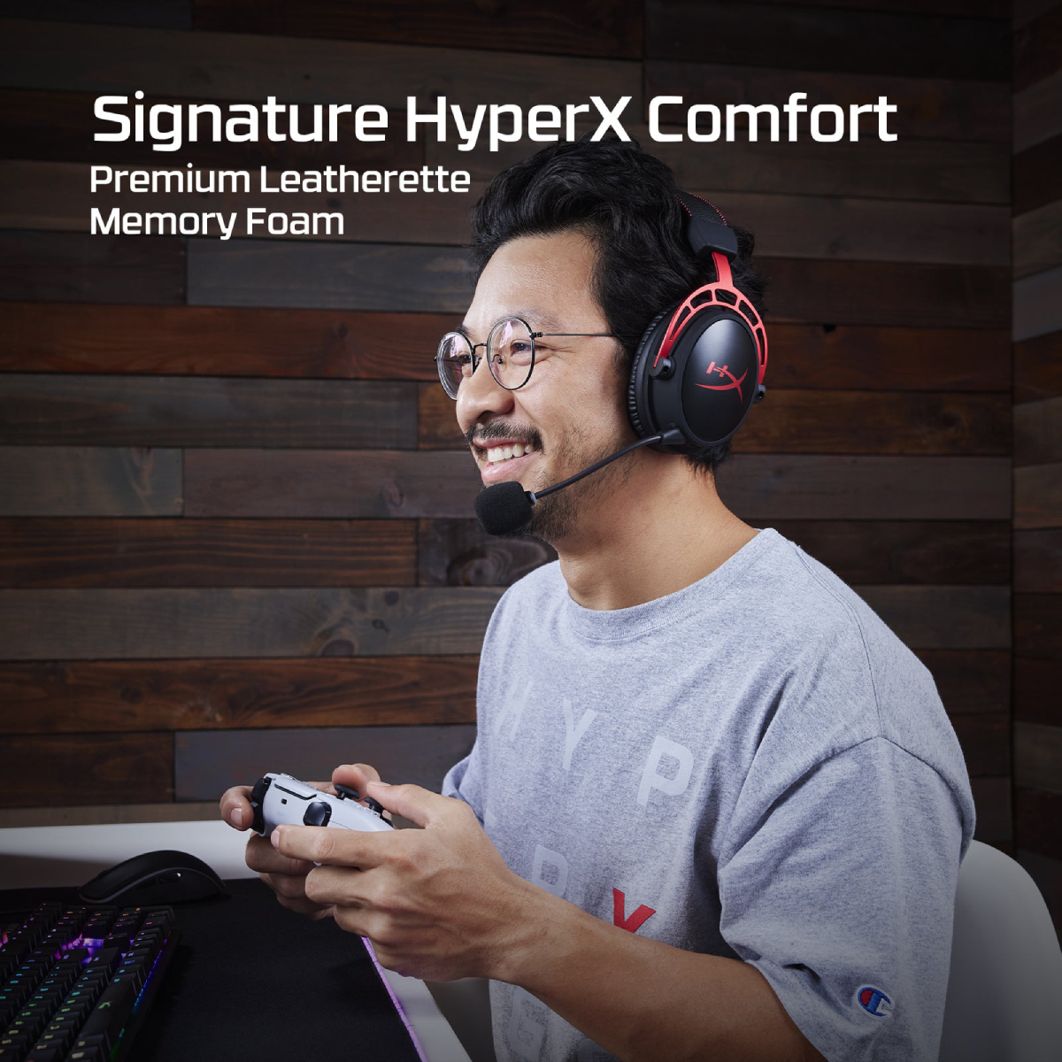 HYPERX Cloud Alpha Wireless Ασύρματα Gaming Ακουστικά, Μαύρο/Κόκκινο product image  | image 10