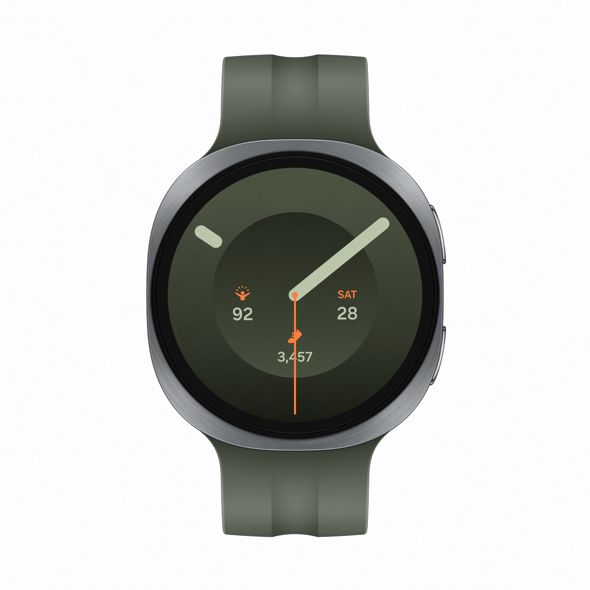 SAMSUNG SM-L350NZSAEUE Galaxy Watch9 Smartwatch 44 mm, Ασημί product image  | image 1