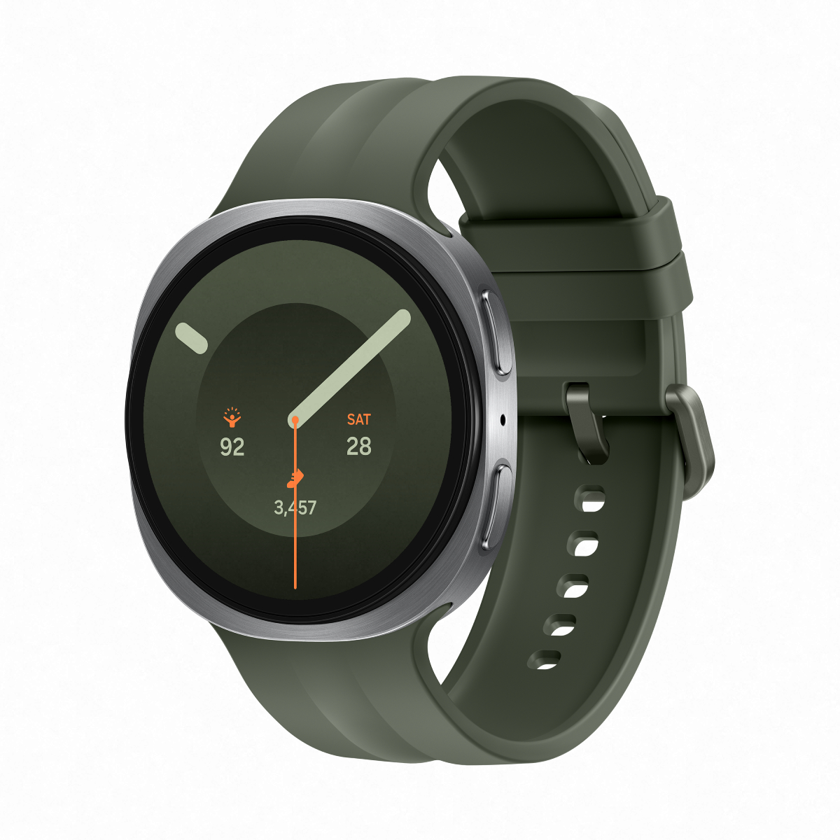SAMSUNG SM-L355FZSAEUE Galaxy Watch9 Smartwatch 44 mm LTE, Ασημί product image  | image 2