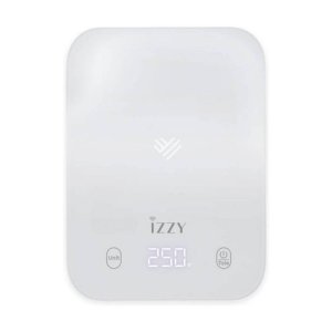 IZZY 224606 Ψηφιακή Ζυγαριά Κουζίνας, Άσπρο Γυαλί 