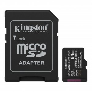 KINGSTON SDCS3/64GB Canvas Select Plus microSD Κάρτα Μνήμης 
