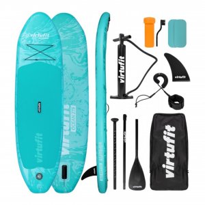 VIRTUFIT VFW06091 SUP Board Ocean Φουσκωτό SUP Σανίδα Κωπηλασίας 275cm, Τυρκουάζ