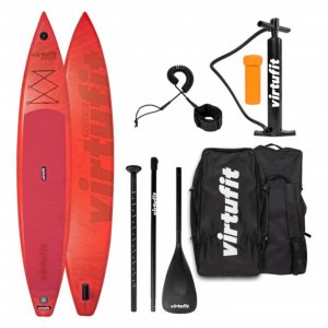 VIRTUFIT VFW06085 Racer Φουσκωτή Σανίδα SUP Αγώνων & Ταχύτητας, Κόκκινο