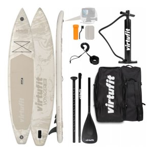 VIRTUFIT VFW06144 Φουσκωτή Σανίδα SUP Voyager 381cm, Μπεζ